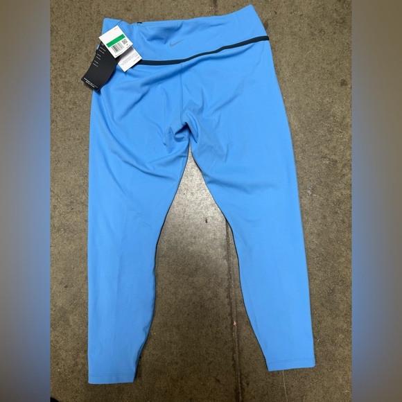 Women's Nike One Blue Training Leggings new with tag - Picture 3 of 3